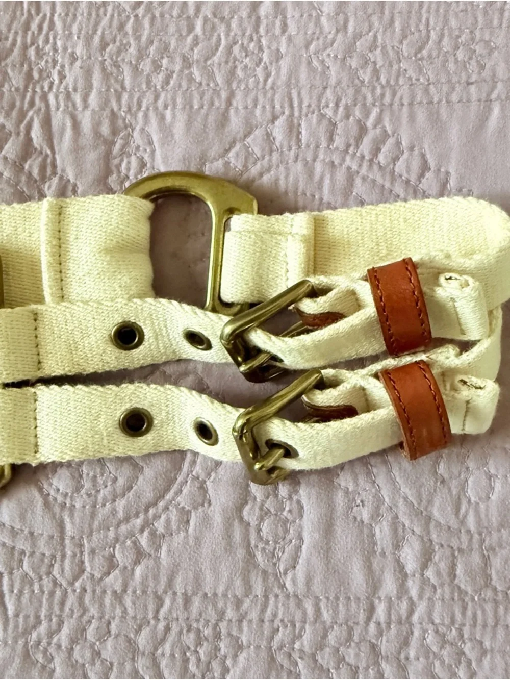 90’ Vintage Ralph Lauren/ Blue Label Canvas Belt